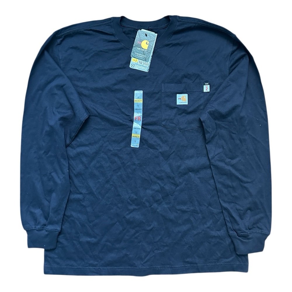 Carhartt Flame Resistant Force Fit Lightweight Long Sleeve Graphic T-Shirt Large